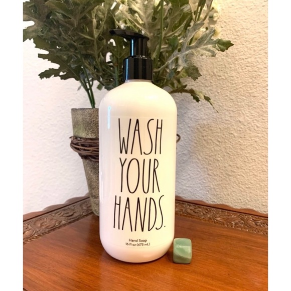Rae Dunn Other - RAE DUNN 🌹COCONUT ROSE 🌹 LIQUID HAND SOAP 🥥 WASH YOUR HANDS 🥥 ANTIBACTERIAL
